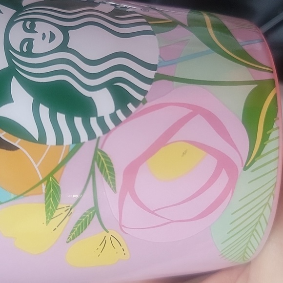 Starbucks 2020 10oz lilac floral mug - Picture 5 of 6